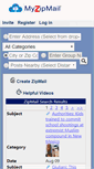 Mobile Screenshot of myzipmail.com